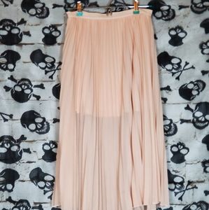 ETAM WEEKEND VINTAGE STYLE CHIFON PLEATED SKIRT